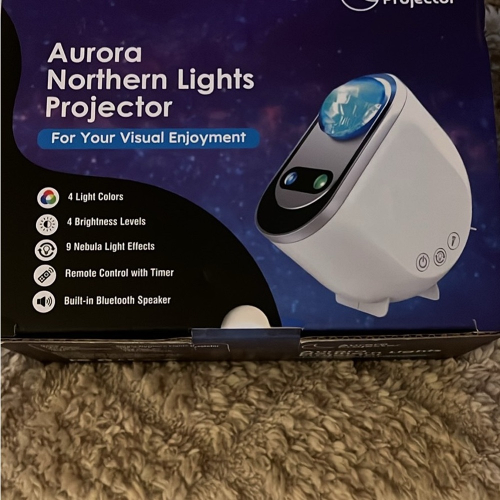 Projector Aurora Northern Lights - White